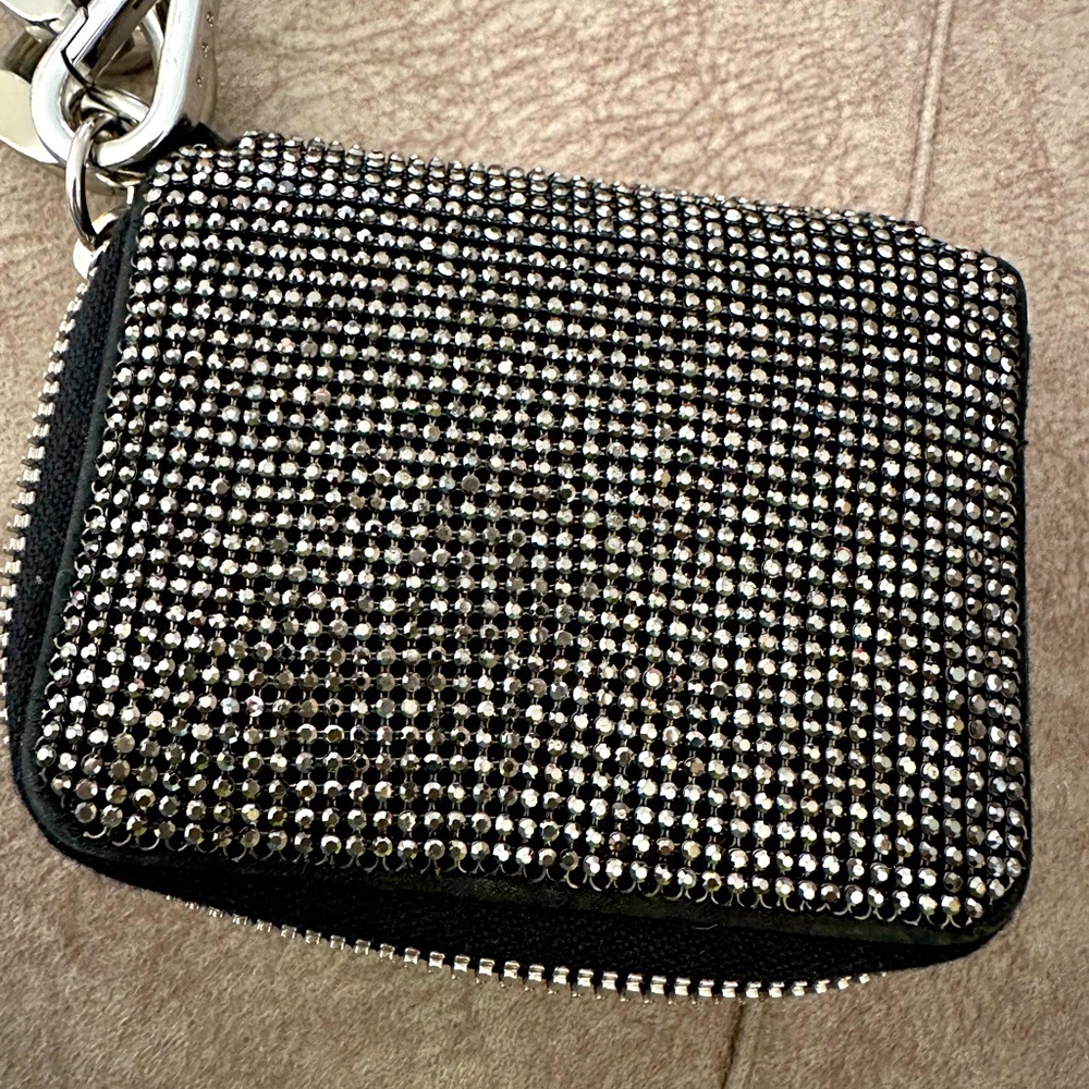 Kara chain crystal bike wallet